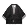 Black Denim Streetwear Noragi 2 Black Denim Streetwear Noragi 2