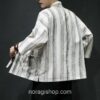 Light Color Striped Streetwear Noragi 3