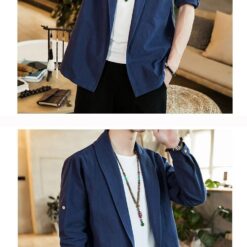 Blue Linen Style Noragi 2