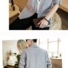 Bright Gray Linen Style Noragi 5 Bright Gray Linen Style Noragi 5