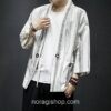 Light Color Striped Streetwear Noragi 6 Light Color Striped Streetwear Noragi 6