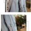 Bright Gray Linen Style Noragi 6 Bright Gray Linen Style Noragi 6