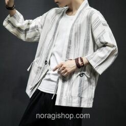 Light Color Striped Streetwear Noragi 1