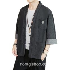 Black Soft Denim Noragi 4 Black Soft Denim Noragi 4