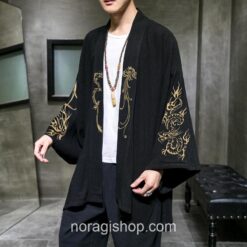 Black Embroidered Flying Dragon Noragi 1 Black Embroidered Flying Dragon Noragi 1