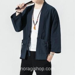 Navy Blue Classic Casual Noragi 2 Navy Blue Classic Casual Noragi 2