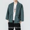 Grey Blue Classic Casual Noragi 5 Grey Blue Classic Casual Noragi 5