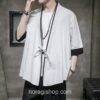 White Streetwear Yukata Casual Noragi 3 White Streetwear Yukata Casual Noragi 3