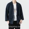 Navy Blue Classic Casual Noragi 4 Navy Blue Classic Casual Noragi 4