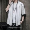 White Streetwear Yukata Casual Noragi 7 White Streetwear Yukata Casual Noragi 7