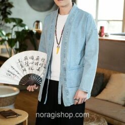 Blue Classic Japanese Casual Style Noragi 1