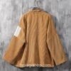 Yellow Corduroy Patchwork Cardigan Streetwear Noragi 2 Yellow Corduroy Patchwork Cardigan Streetwear Noragi 2