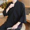 Black Vintage Haori Style Noragi 5 Black Vintage Haori Style Noragi 5