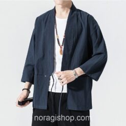 Navy Blue Classic Casual Traditional Noragi 2