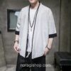 White Streetwear Yukata Casual Noragi 1 White Streetwear Yukata Casual Noragi 1