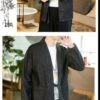 Black Classic Japanese Casual Style Noragi 5 Black Classic Japanese Casual Style Noragi 5