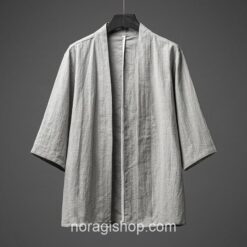 Gray Japan Hanfu Robe Cape Noragi 1
