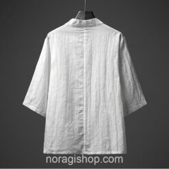 White Japan Hanfu Robe Cape Noragi 4