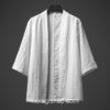 White Japan Hanfu Robe Cape Noragi 1 White Japan Hanfu Robe Cape Noragi 1