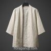 Khaki Japan Hanfu Robe Cape Noragi 5 Khaki Japan Hanfu Robe Cape Noragi 5