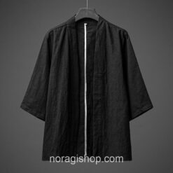 Black Japan Hanfu Robe Cape Noragi 2
