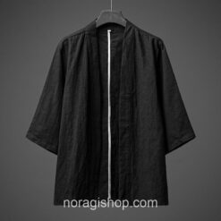 Black Japan Hanfu Robe Cape Noragi 2 Black Japan Hanfu Robe Cape Noragi 2