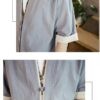 Gray Kimono Cardigan Linen Style Noragi 8 Gray Kimono Cardigan Linen Style Noragi 8