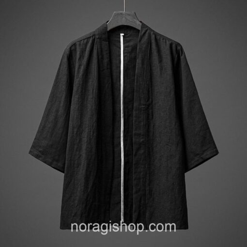 Black Japan Hanfu Robe Cape Noragi 1