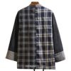 Kimono Plaid Linen Cardigan Noragi 2 Kimono Plaid Linen Cardigan Noragi 2